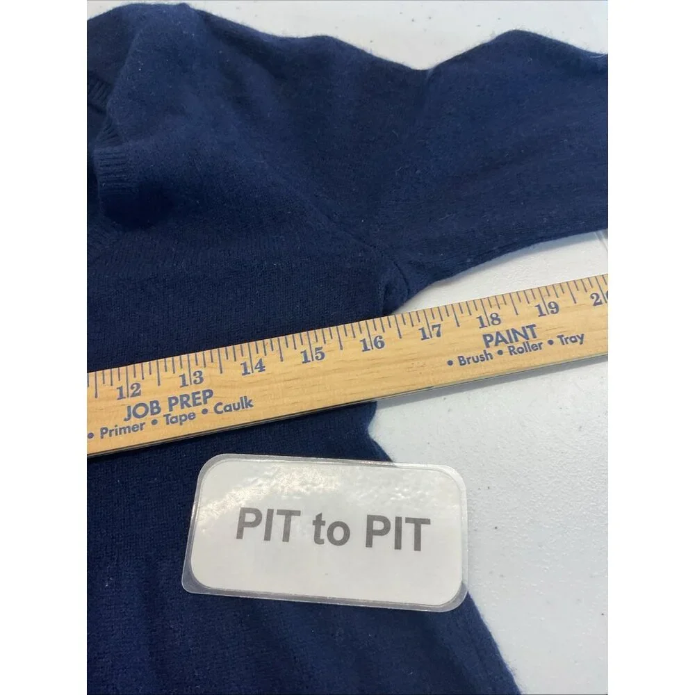 Vince Blue Wool Cashmere Blend Sweater Pullover Top S Navy‎